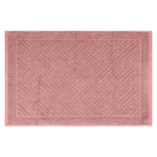 Luxury Bath Mat, Cotton Absorbent Hotel Spa Shower Floor Towel for Bathroom Rug Pad