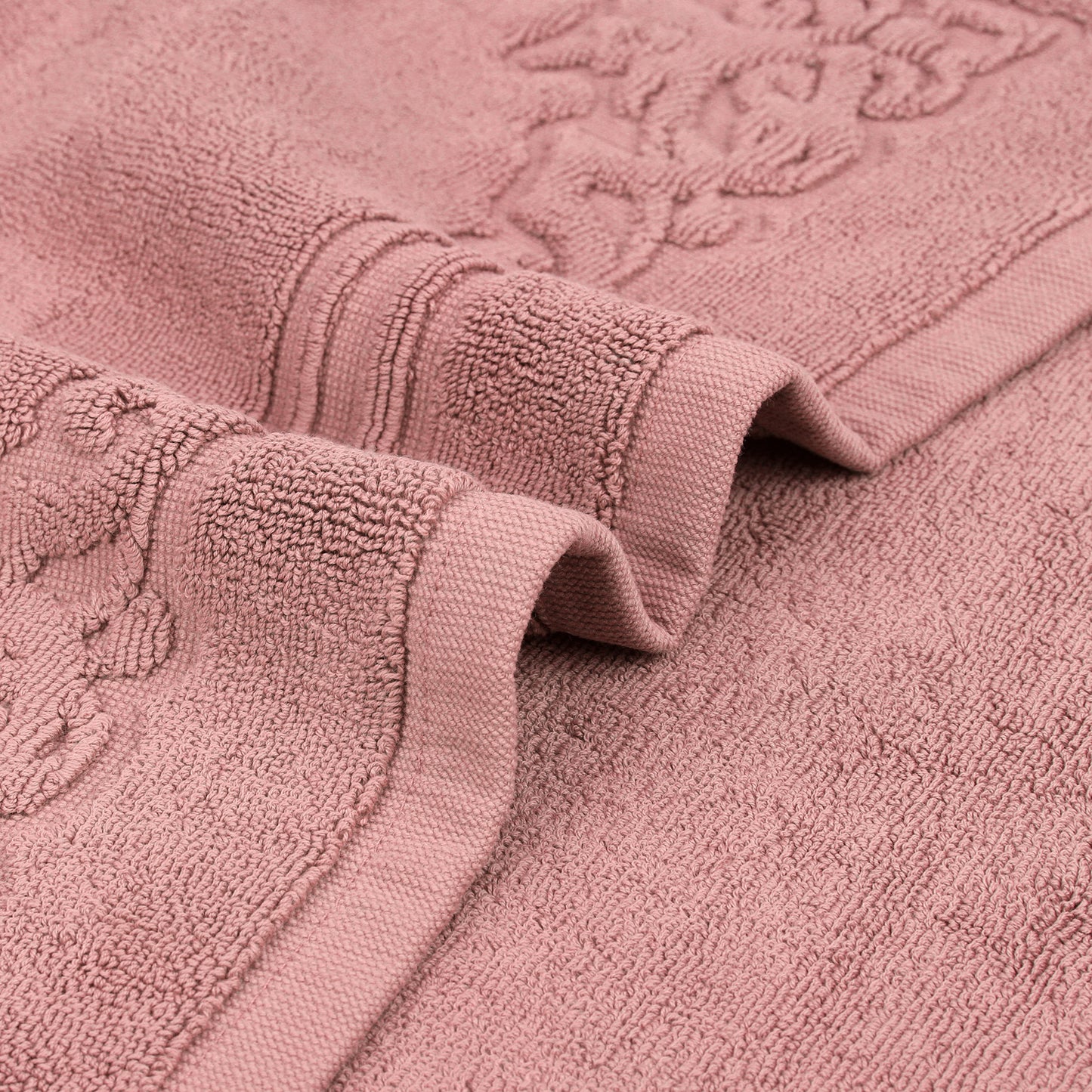 Bath Mat for Bathroom, Cotton Absorbent Floor Mats Quick Dry Towel for Hotel Spa Shower