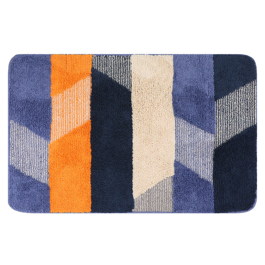 Soft Bath Mat, Non Slip Washable Absorbent Rug, Rubber Backing Quick Dry Microfiber Rugs