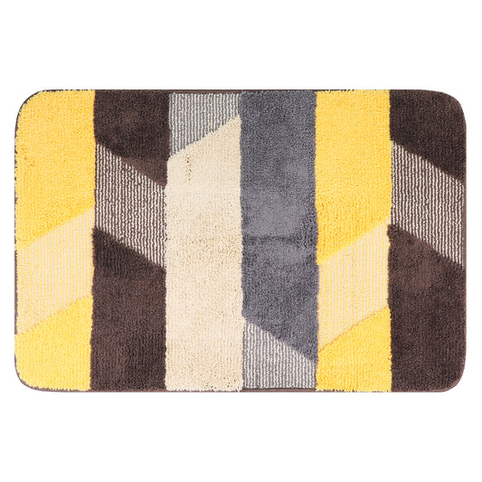 Soft Bath Mat, Non Slip Washable Absorbent Rug, Rubber Backing Quick Dry Microfiber Rugs