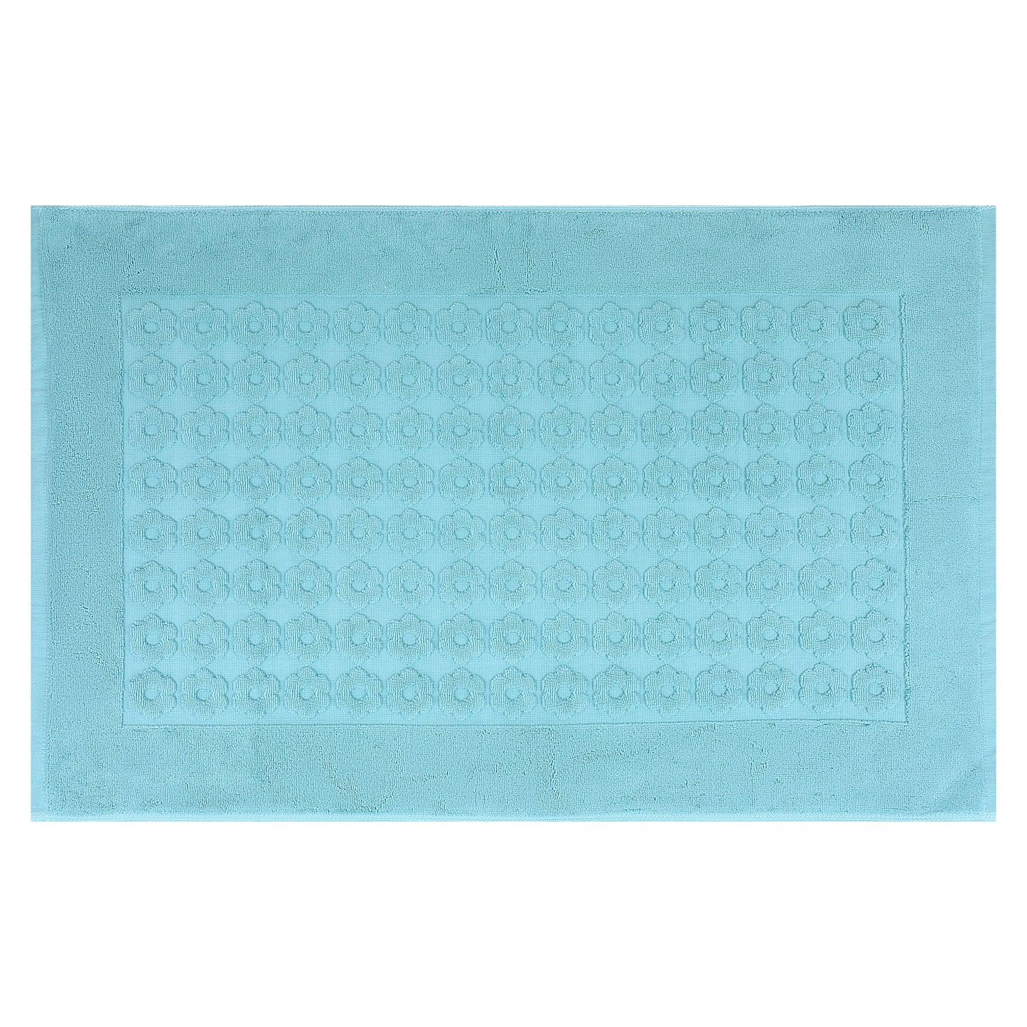 Luxury Bath Rug Towel, Cotton Absorbent Hotel Spa Shower Floor Mat for Bathroom