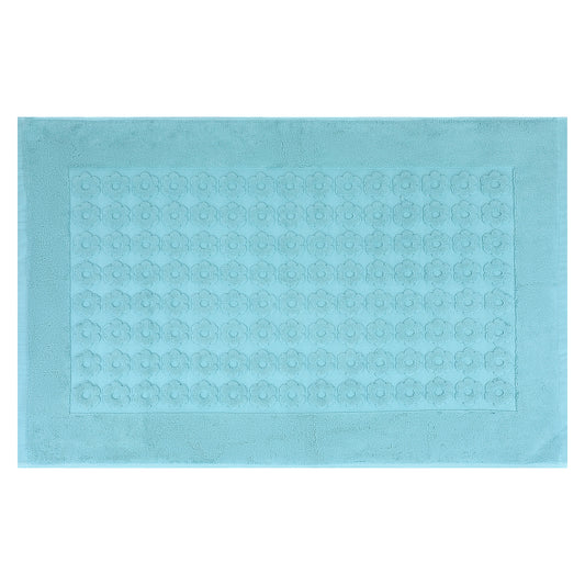 Luxury Bath Rug Towel, Cotton Absorbent Hotel Spa Shower Floor Mat for Bathroom