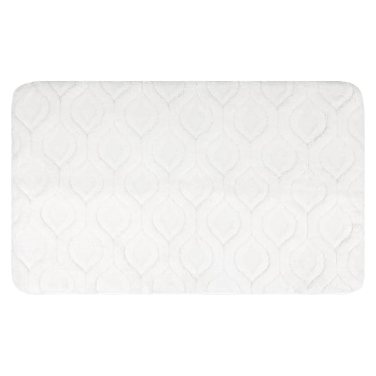 Absorbent Bathroom Rug, Soft Non Slip Washable Mat, Rubber Backing Quick Dry Rugs
