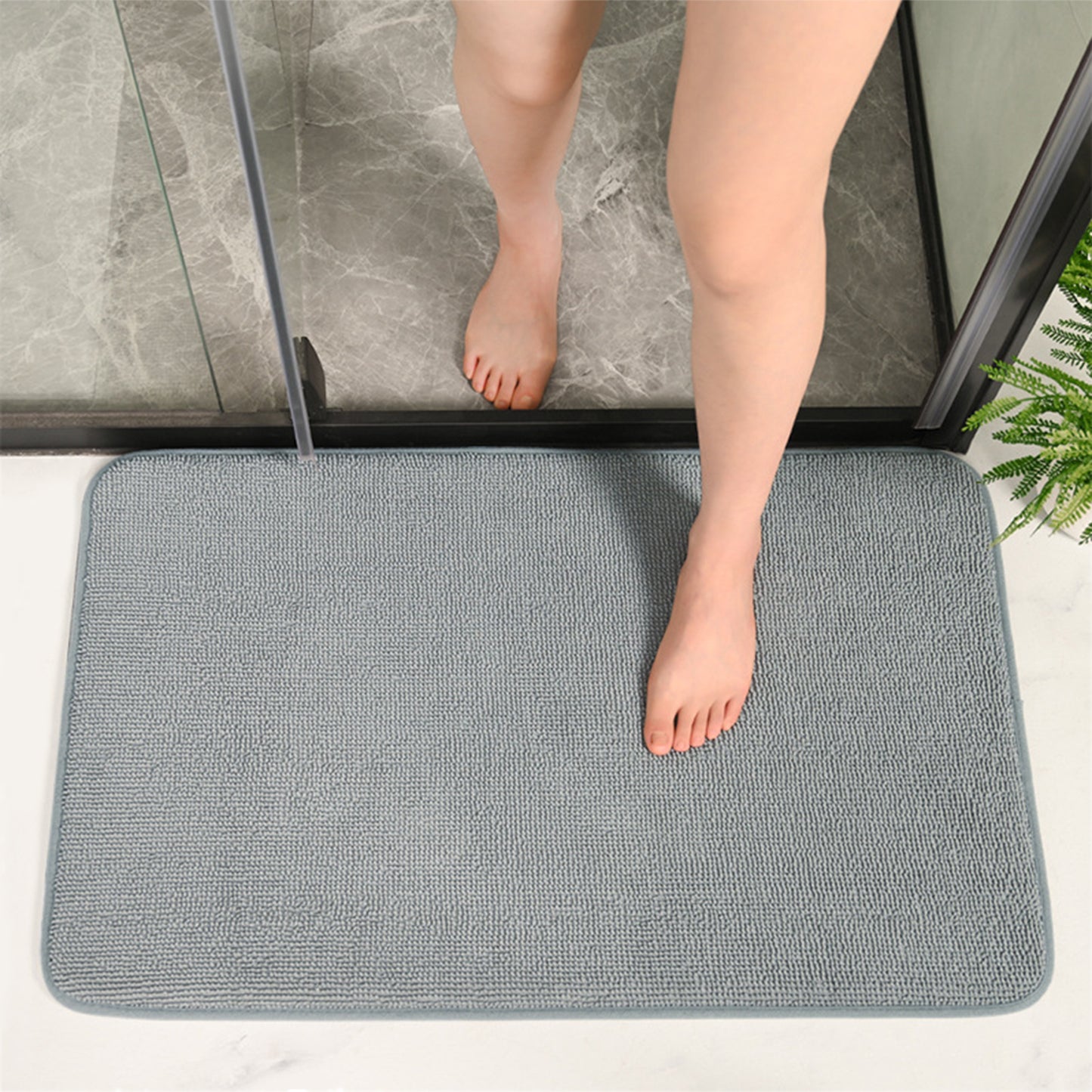 Bathroom Rug, Soft Non Slip Memory Foam Bath Mat, Water Absorbent Bath Mats
