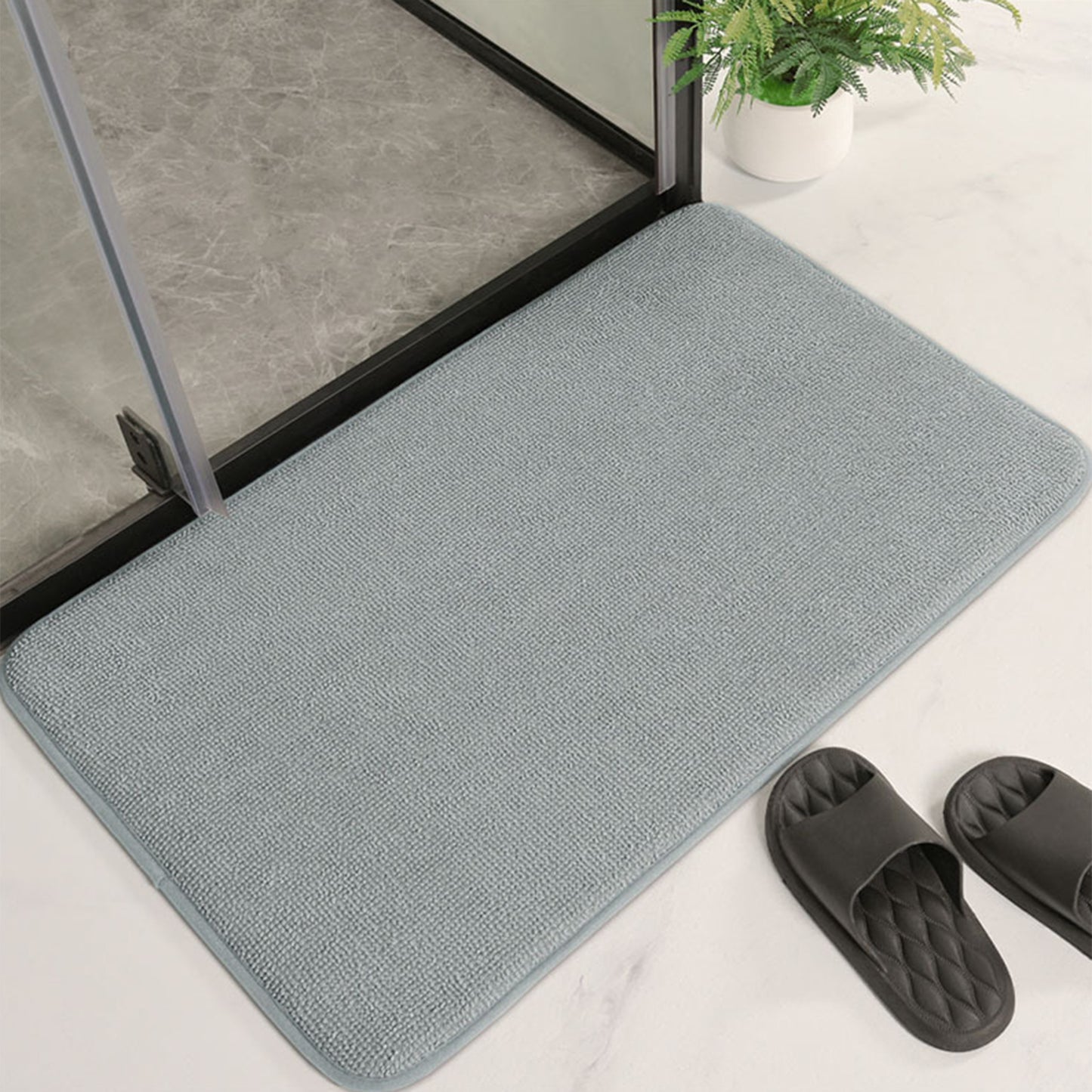 Bathroom Rug, Soft Non Slip Memory Foam Bath Mat, Water Absorbent Bath Mats