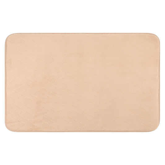 Geometric Pattern Bathroom Mat Soft Memory Foam Absorbent Non-Slip Machine Washable Bath Rugs