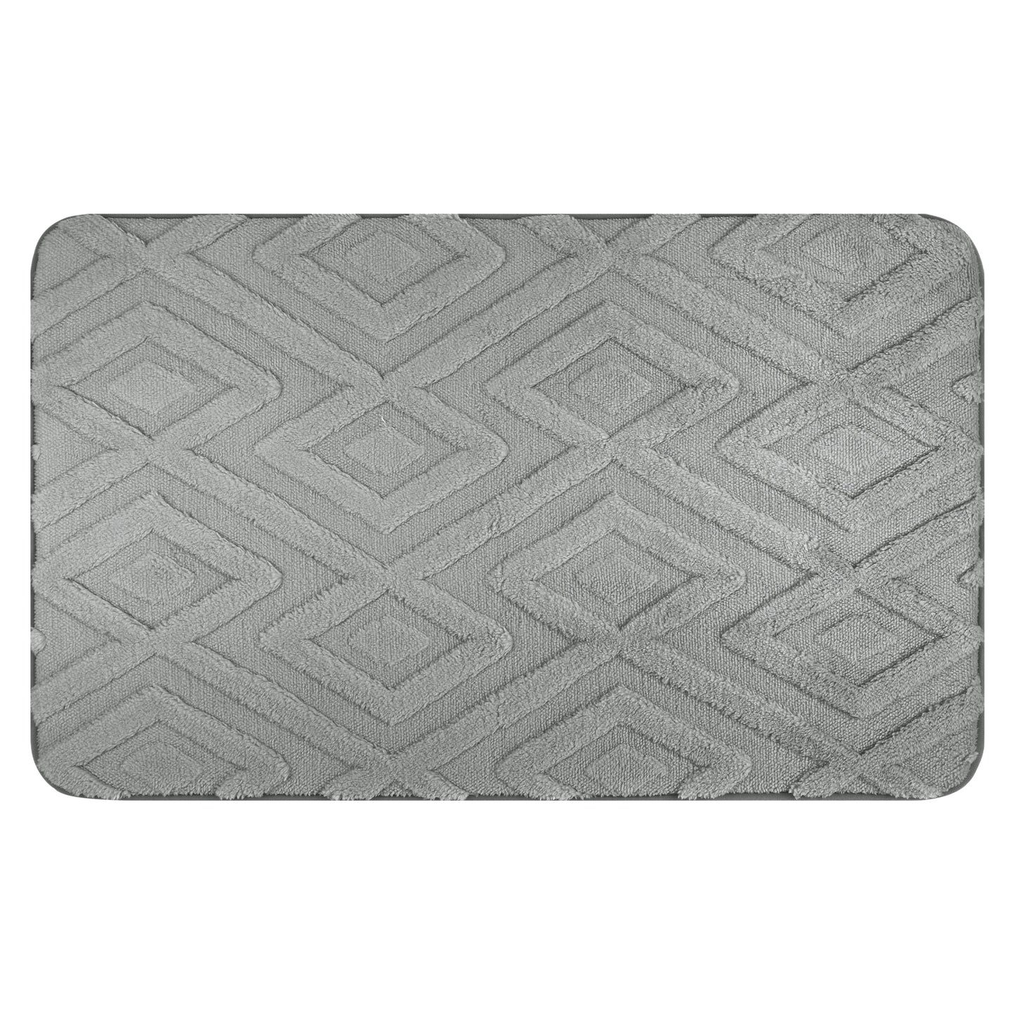 Geometric Pattern Bathroom Mats Soft Absorbent Non-Slip Machine Washable Dry Bath Rugs Home Gifts