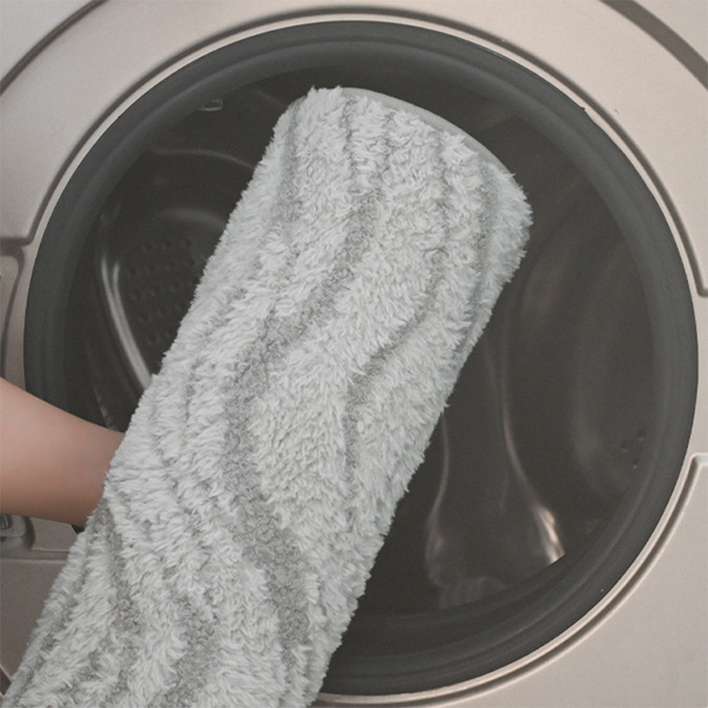 Wave Pattern Bathroom Mat Soft Absorbent Non-Slip Back Machine Washable Dry Bath Mats