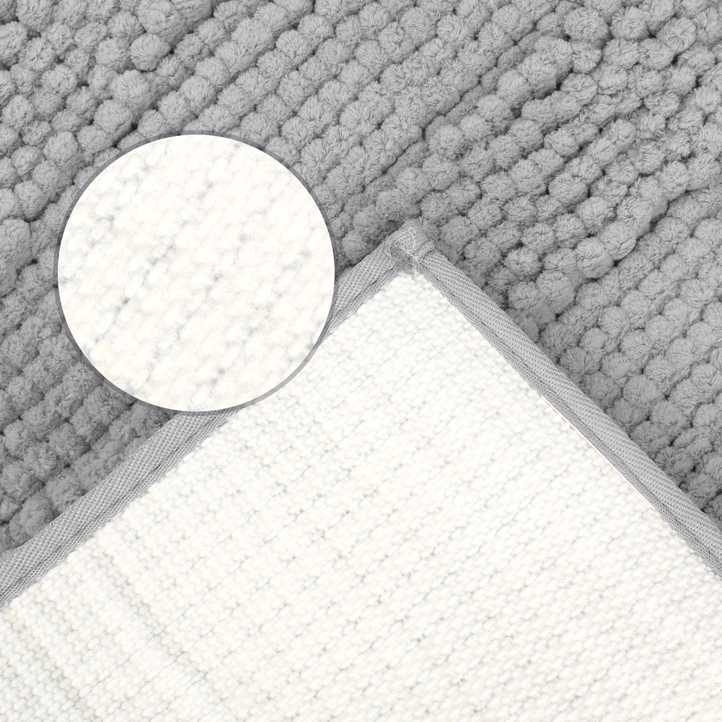 Letter Bathroom Mat Soft Fluffy Chenille Non Slip Backing Washable Absorbent Toilet Baths Mats
