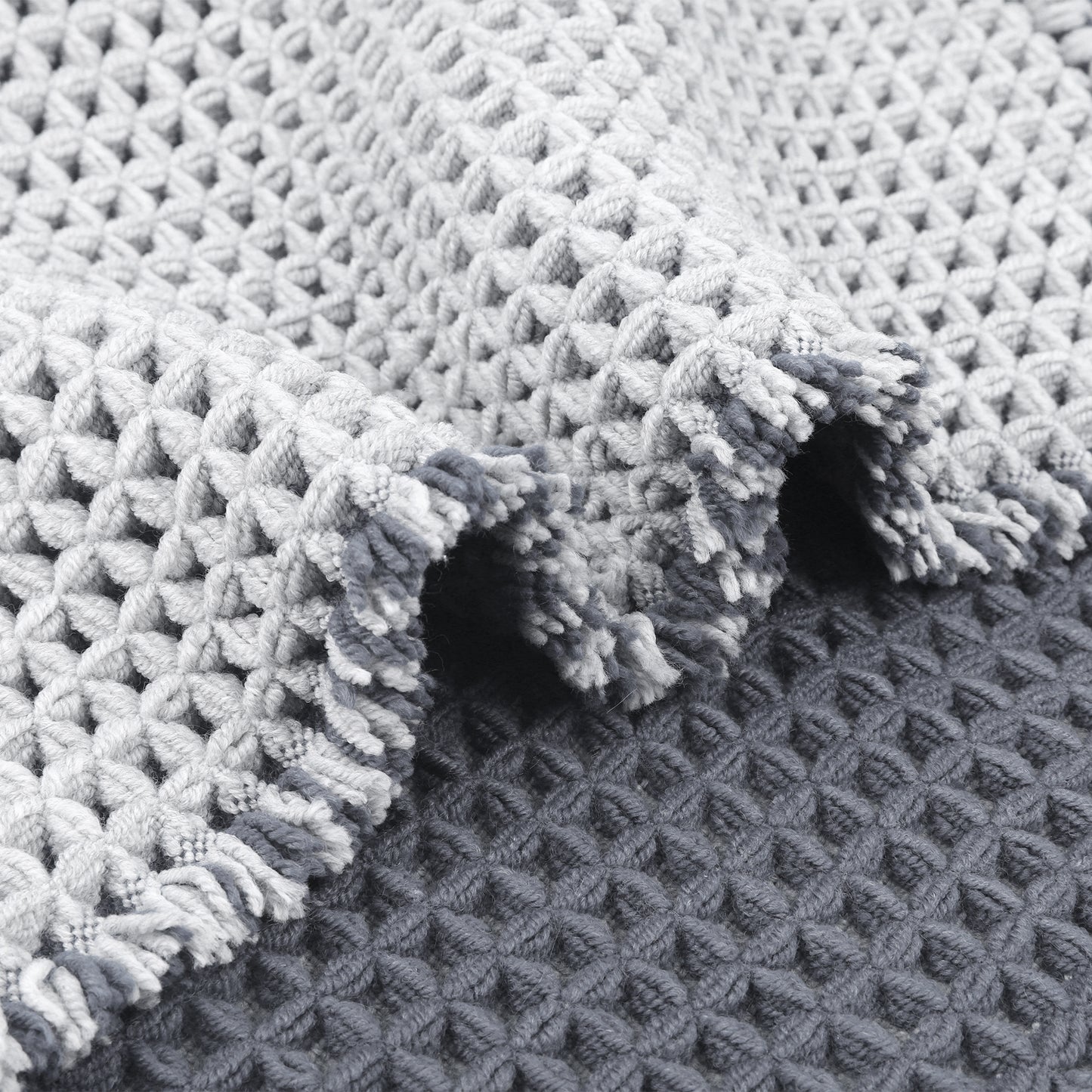 Waffle Bathroom Mat Soft Absorbent Laundry Room Washable Thick Bath Mats