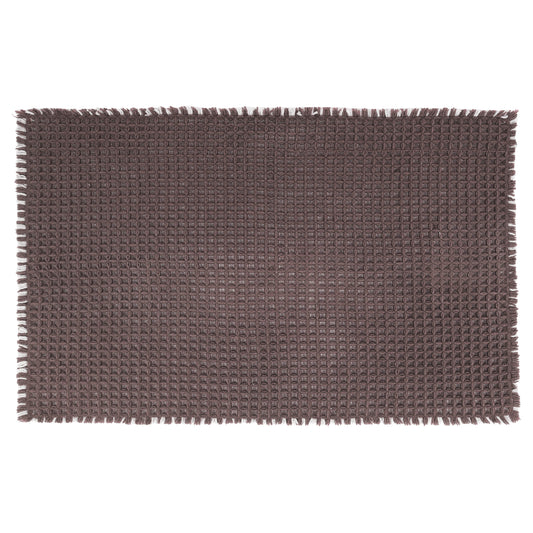 Waffle Bathroom Mat Soft Absorbent Laundry Room Washable Thick Bath Mats