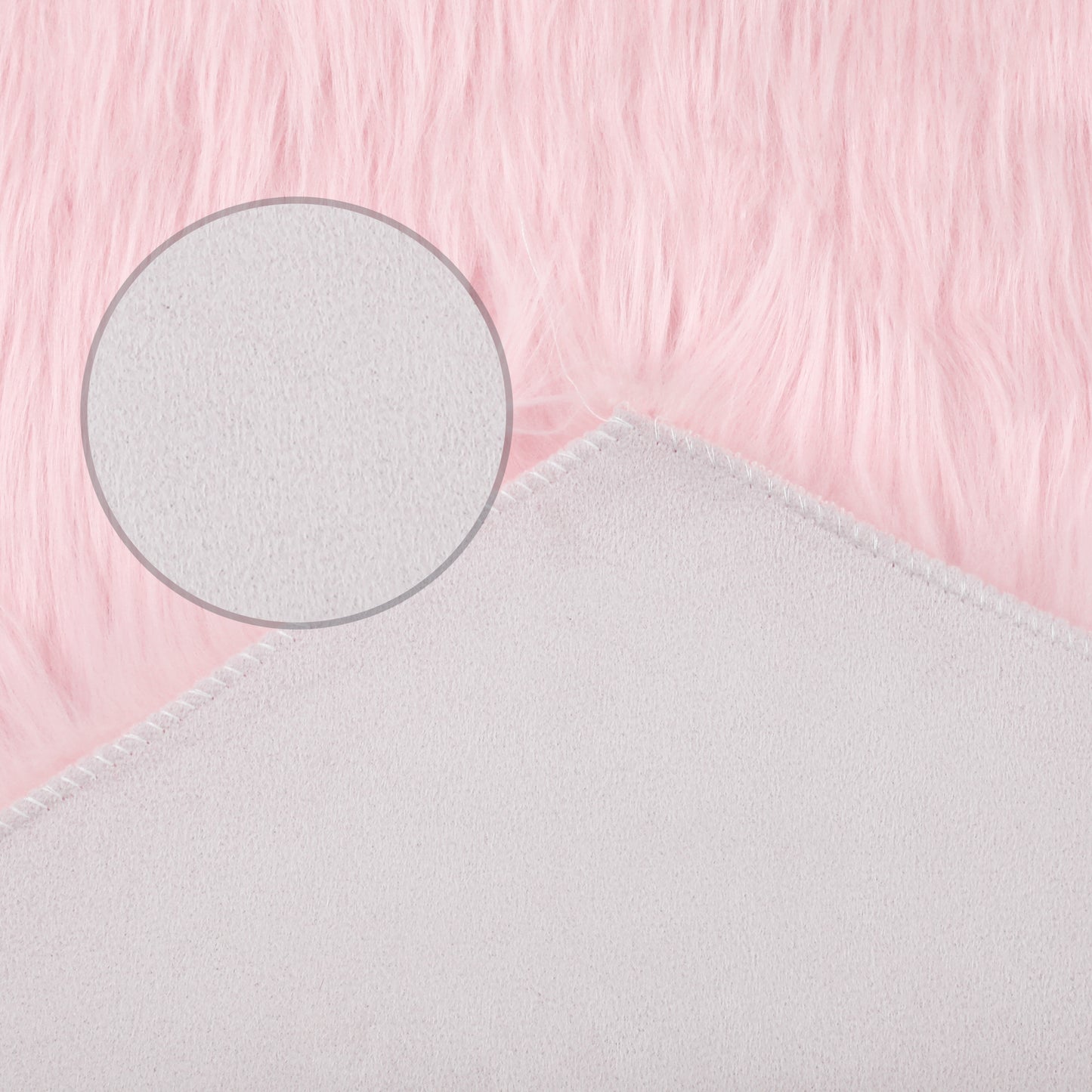 Heart Shape Plush Bathroom Mat Soft Absorbent Washable Toilet Shag Area Rugs