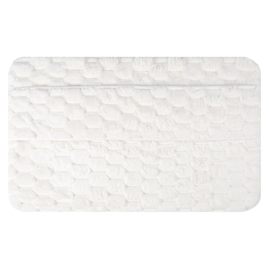Fluffy Shag Bathroom Mat Soft Absorbent Non-Slip Backing Quick Dry Machine Washable Bath Mats