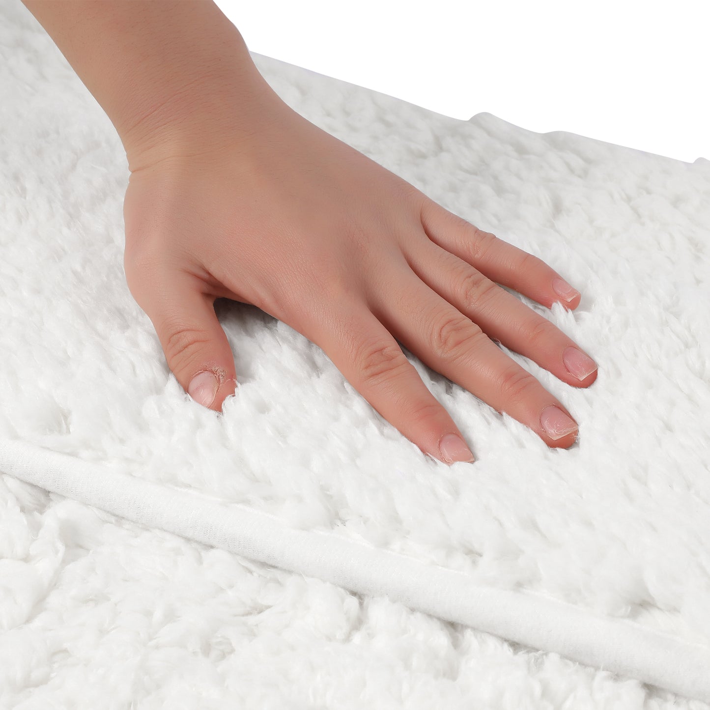 Plush Shaggy Bathroom Rugs Mat, Extra Soft and Absorbent Bath Rugs, Non-Slip Bath Mats