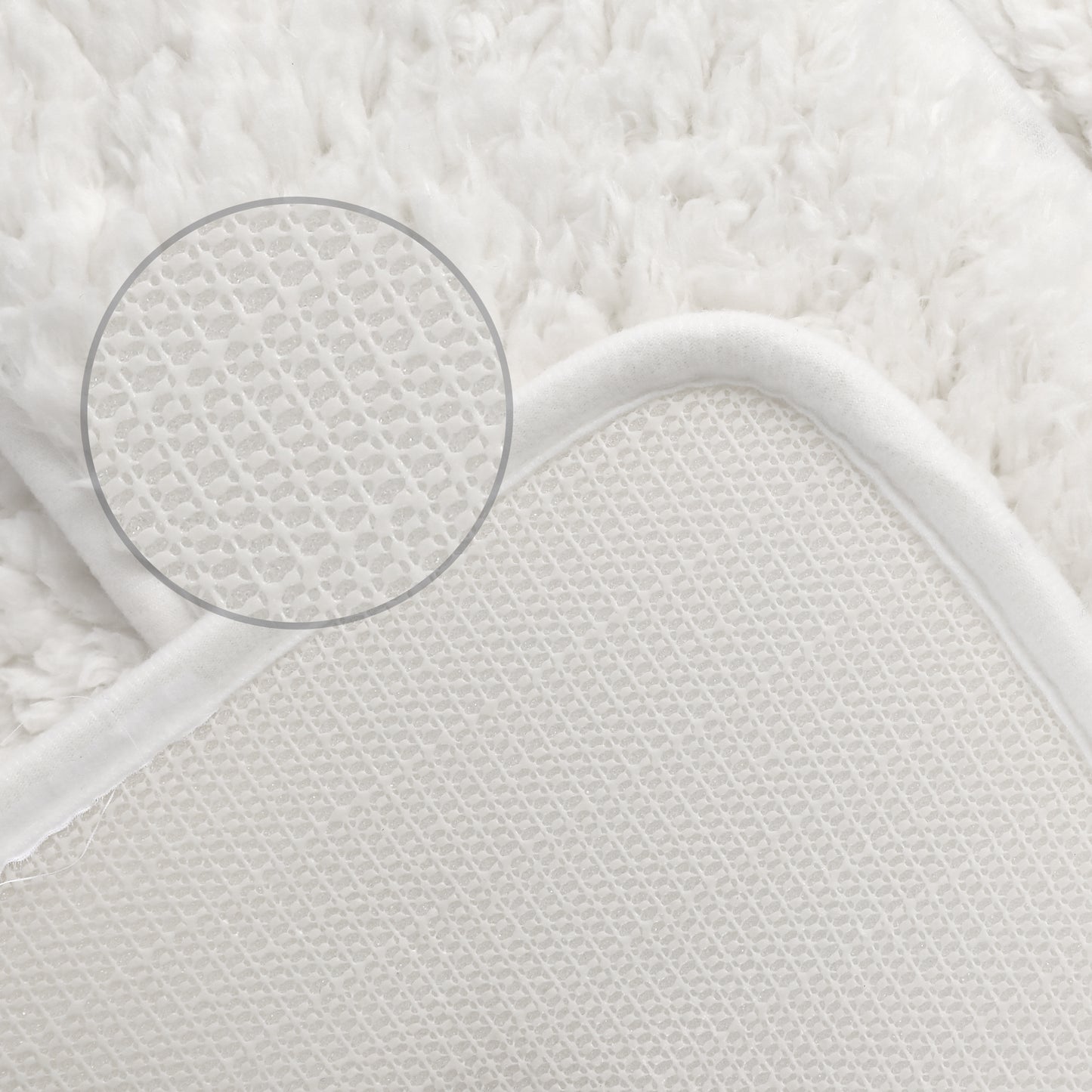 Plush Shaggy Bathroom Rugs Mat, Extra Soft and Absorbent Bath Rugs, Non-Slip Bath Mats