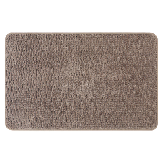 Rubber Backing Non Slip Quick Dry Bath Mat, Absorbent Machine Washable Bath Mats
