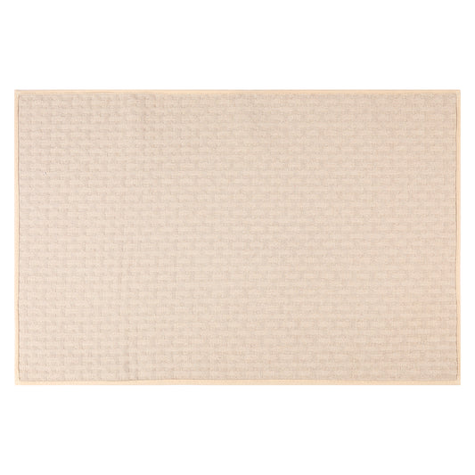 Weaving Pattern Bathroom Rugs Non Slip Washable, Soft Absorbent Thick Bath Mats