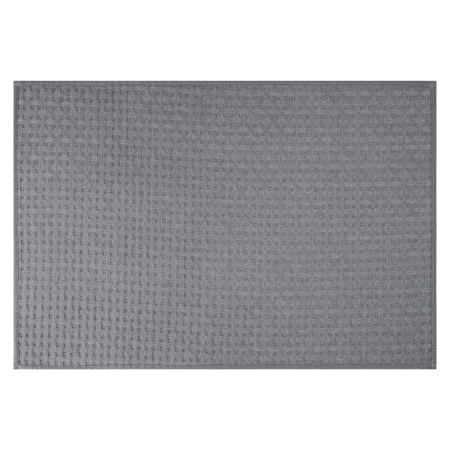 Weaving Pattern Bathroom Rugs Non Slip Washable, Soft Absorbent Thick Bath Mats