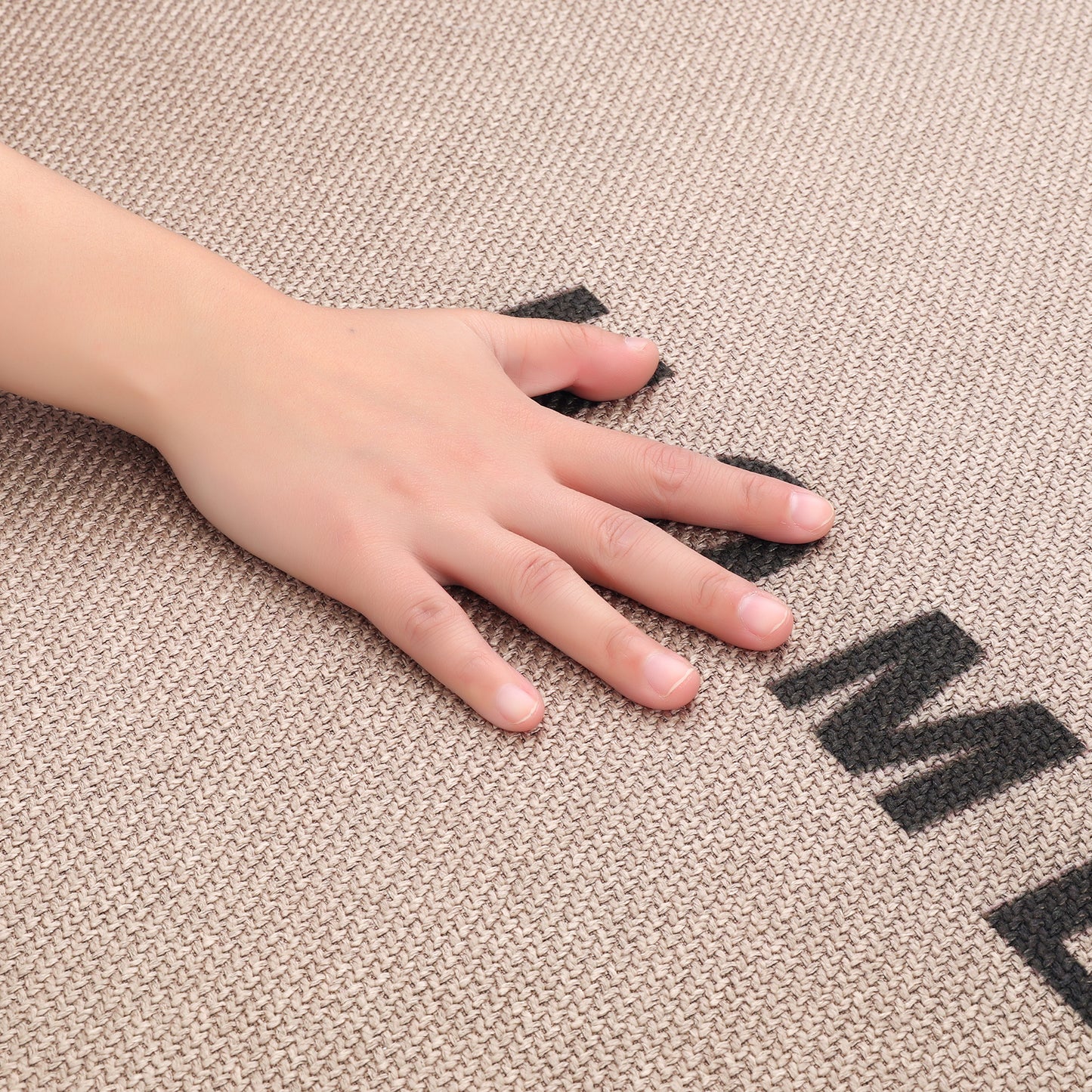 Letter Boho Bathroom Rugs, Absorbent Non Slip Washable Bath Mats, Farmhouse Bath Mats