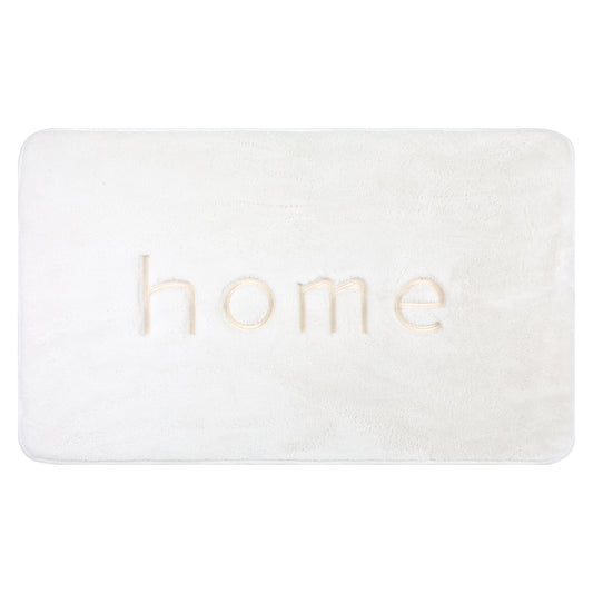 Funny Letters Bath Rugs for Bathroom, Absorbent Non Slip Washable Bath Mats