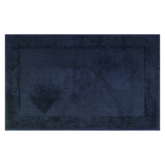 Cute Heart Pattern Bathroom Rugs Mat, Soft Absorbent Non Slip Washable, Quick Dry Shaggy Bath Mats