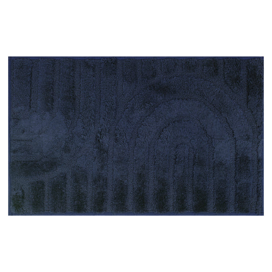 Geometry Pattern Bathroom Rugs Mat, Soft Absorbent Bath Floor Mat, Non Slip Shaggy Bath Mats