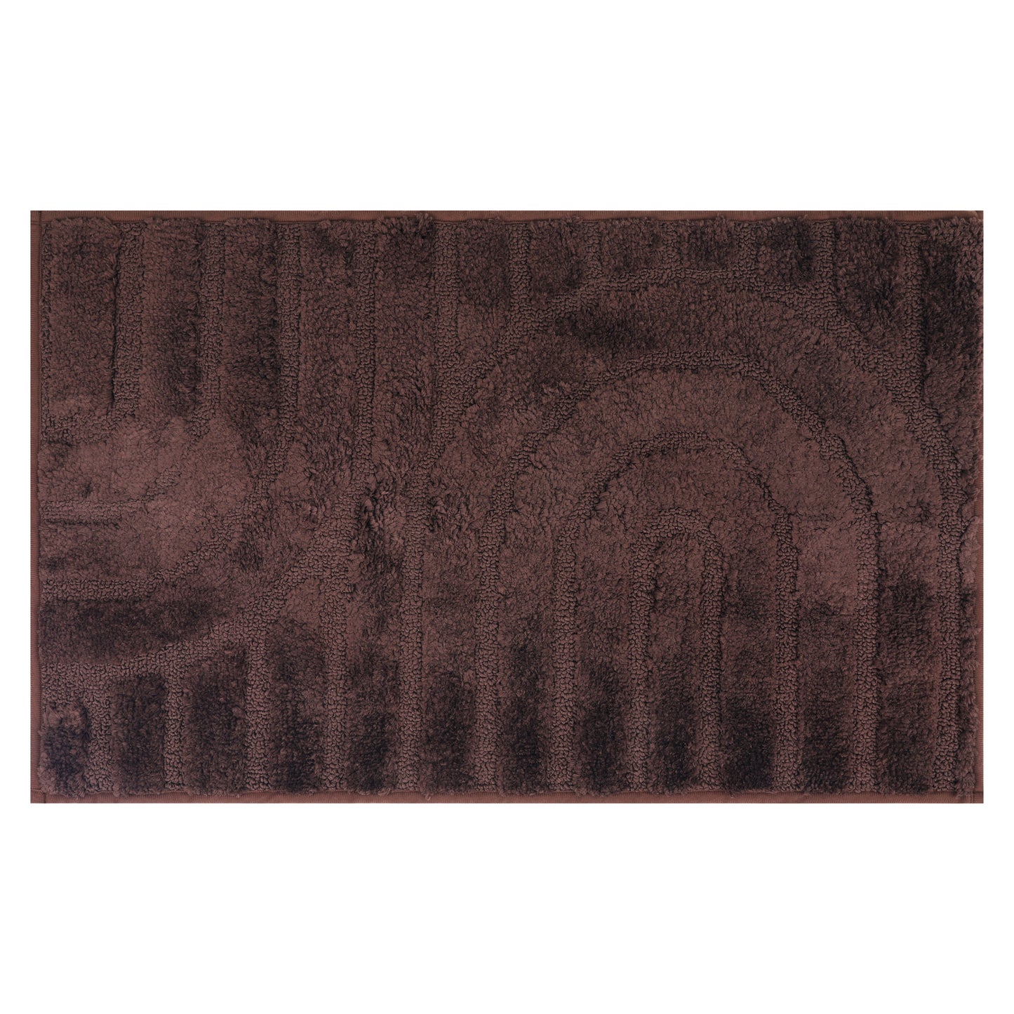 Geometry Pattern Bathroom Rugs Mat, Soft Absorbent Bath Floor Mat, Non Slip Shaggy Bath Mats