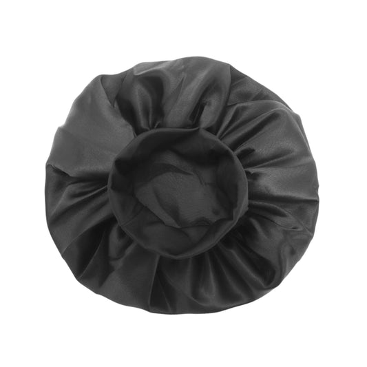 1 Pc High Elasticity Shower Cap for Bathroom Black