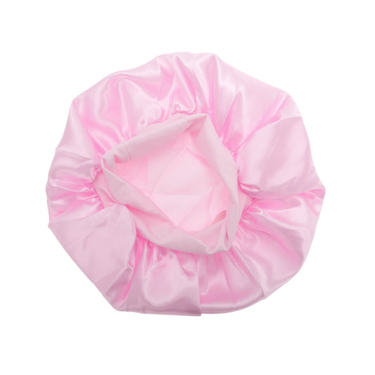 1 Pc High Elasticity Shower Cap for Bathroom Pink