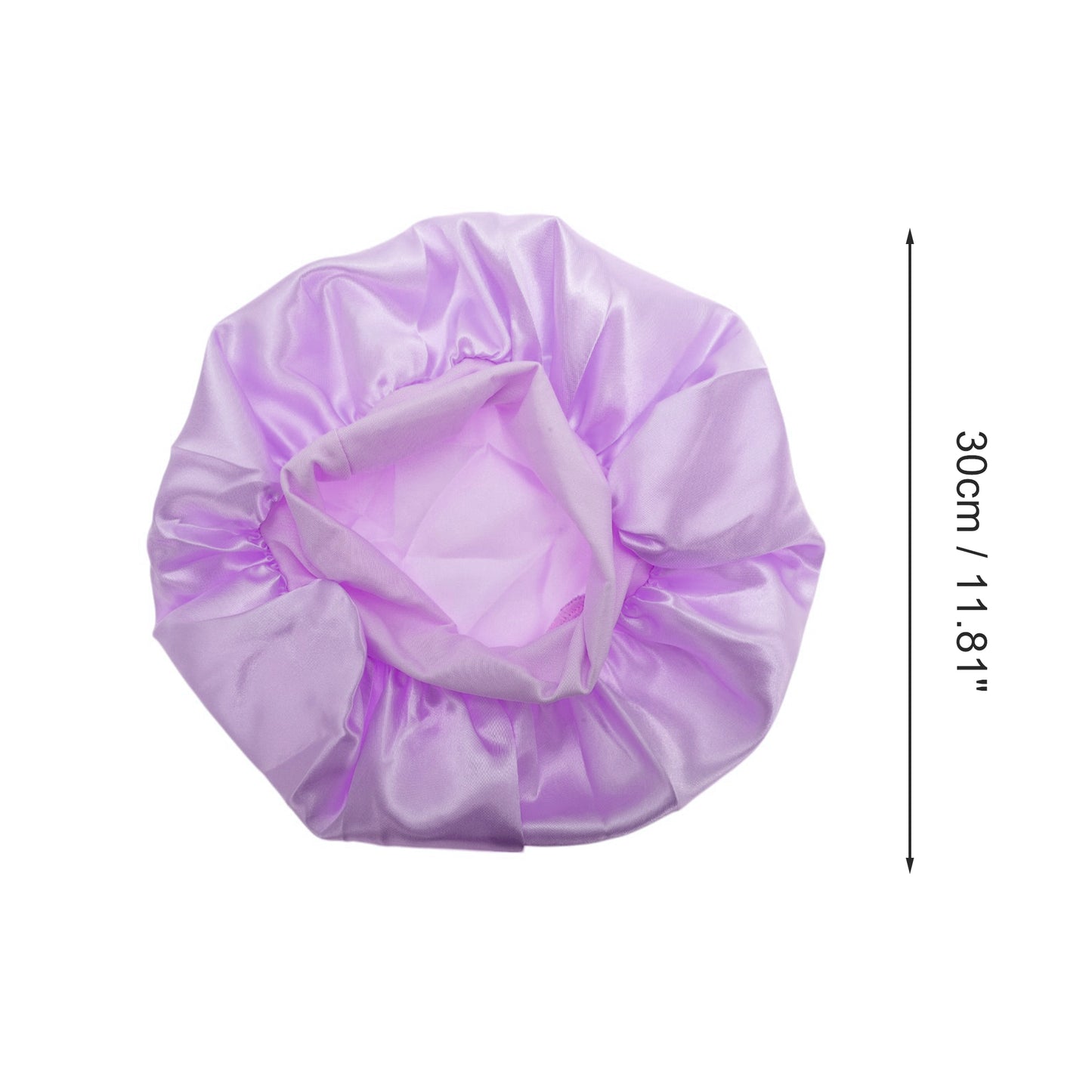 1 Pc High Elasticity Shower Cap for Bathroom Purple
