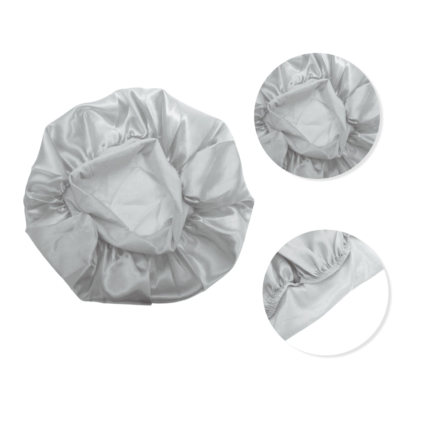 1 Pc High Elasticity Shower Cap for Bathroom Gray