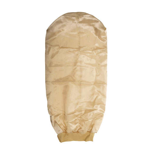 1 Pc Elasticity Long Shower Cap for Bathroom Gold Tone