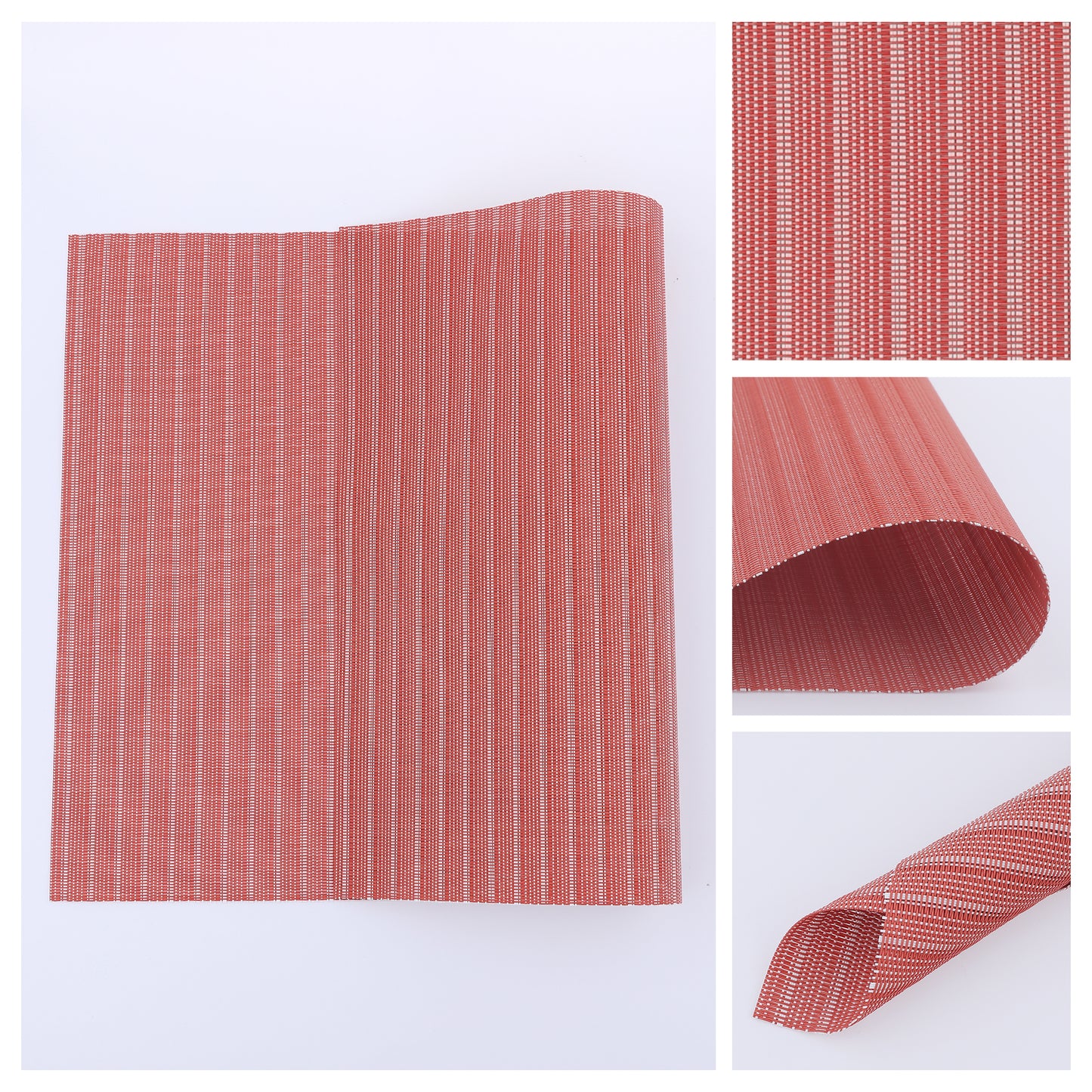 Placemats 8 Pack PVC for Kitchen Dining Table Decor Washable Heat Resistant 18*12in