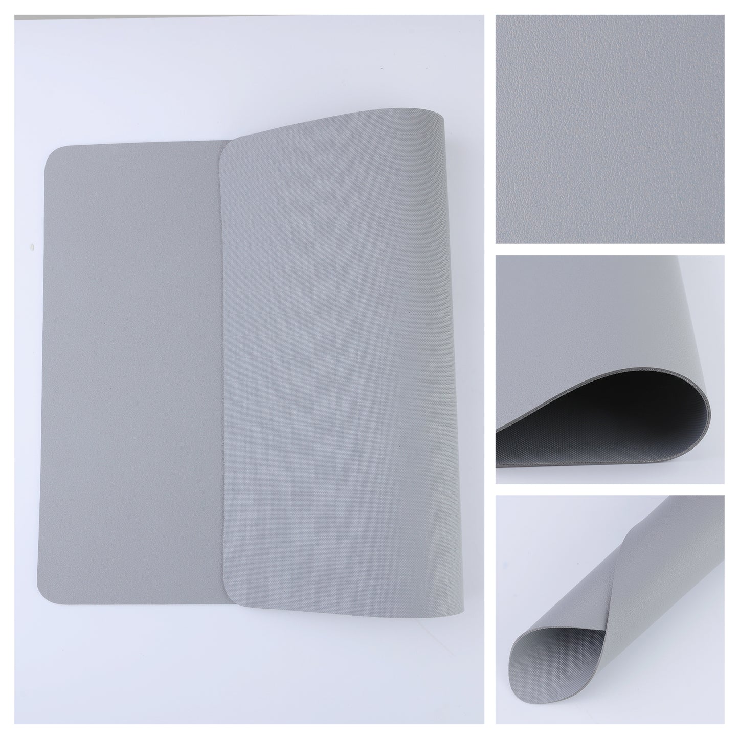 Placemats Set of 6 Faux Leather for Kitchen Dining Table Decor Washable Heat Resistant 17*12in