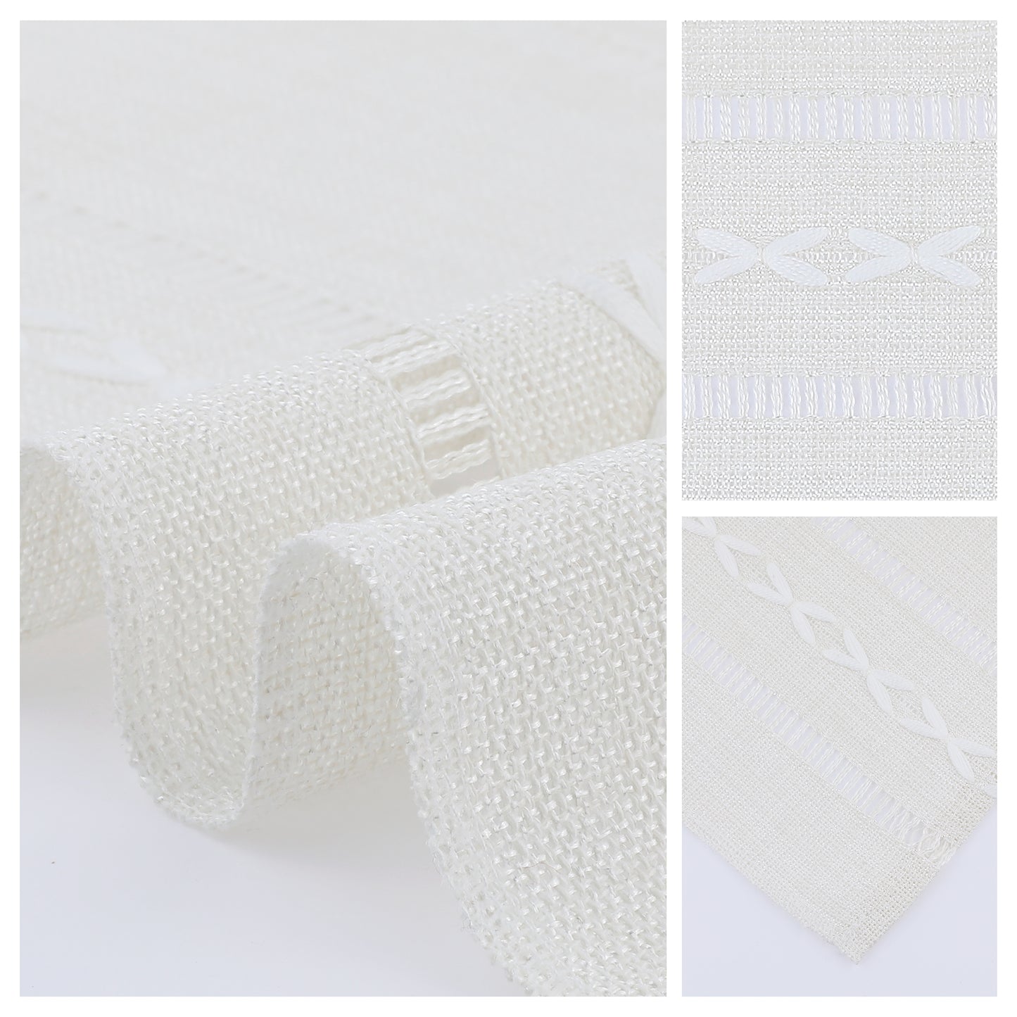 Placemats Set of 8 Linen for Kitchen Dining Table Decor Washable Heat Resistant 20*12in