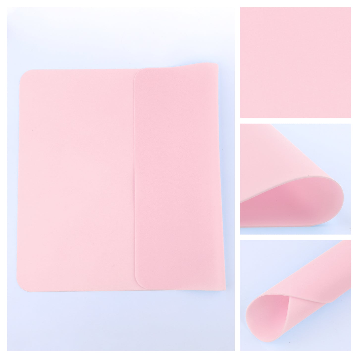 Placemats Set of 6 Silicone for Kitchen Dining Table Decor Washable Heat Resistant 16*12in