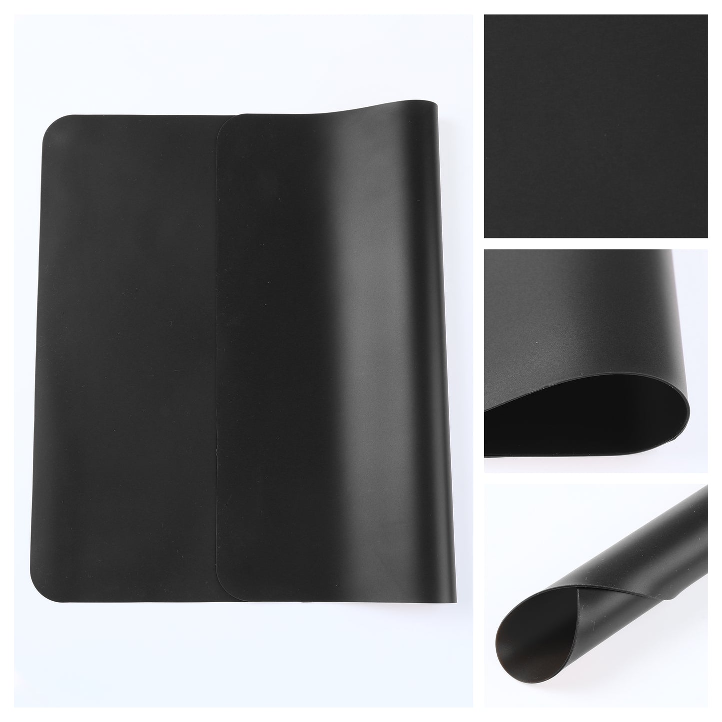 Placemats Set of 6 Silicone for Kitchen Dining Table Decor Washable Heat Resistant 16*12in