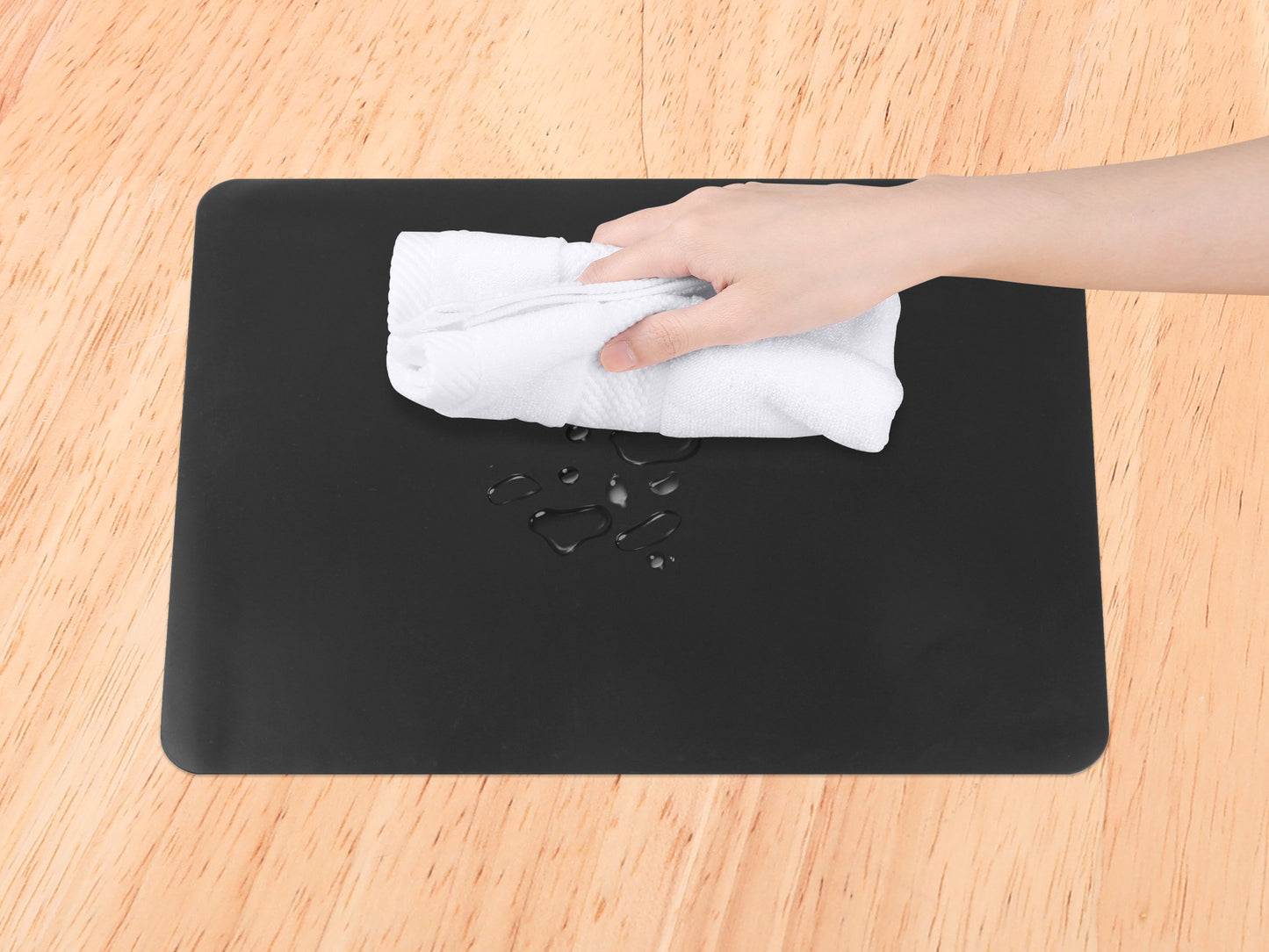Placemats Set of 6 Silicone for Kitchen Dining Table Decor Washable Heat Resistant 16*12in