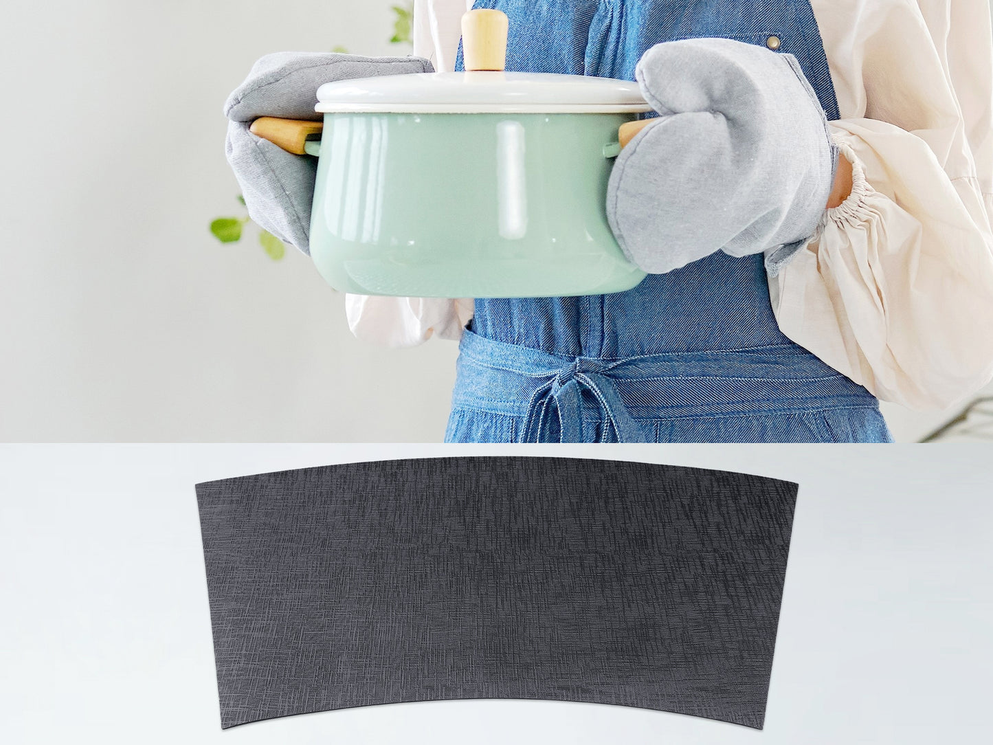 Placemats Set of 6 Faux Leather for Kitchen Dining Table Decor Washable Heat Resistant 20*12in