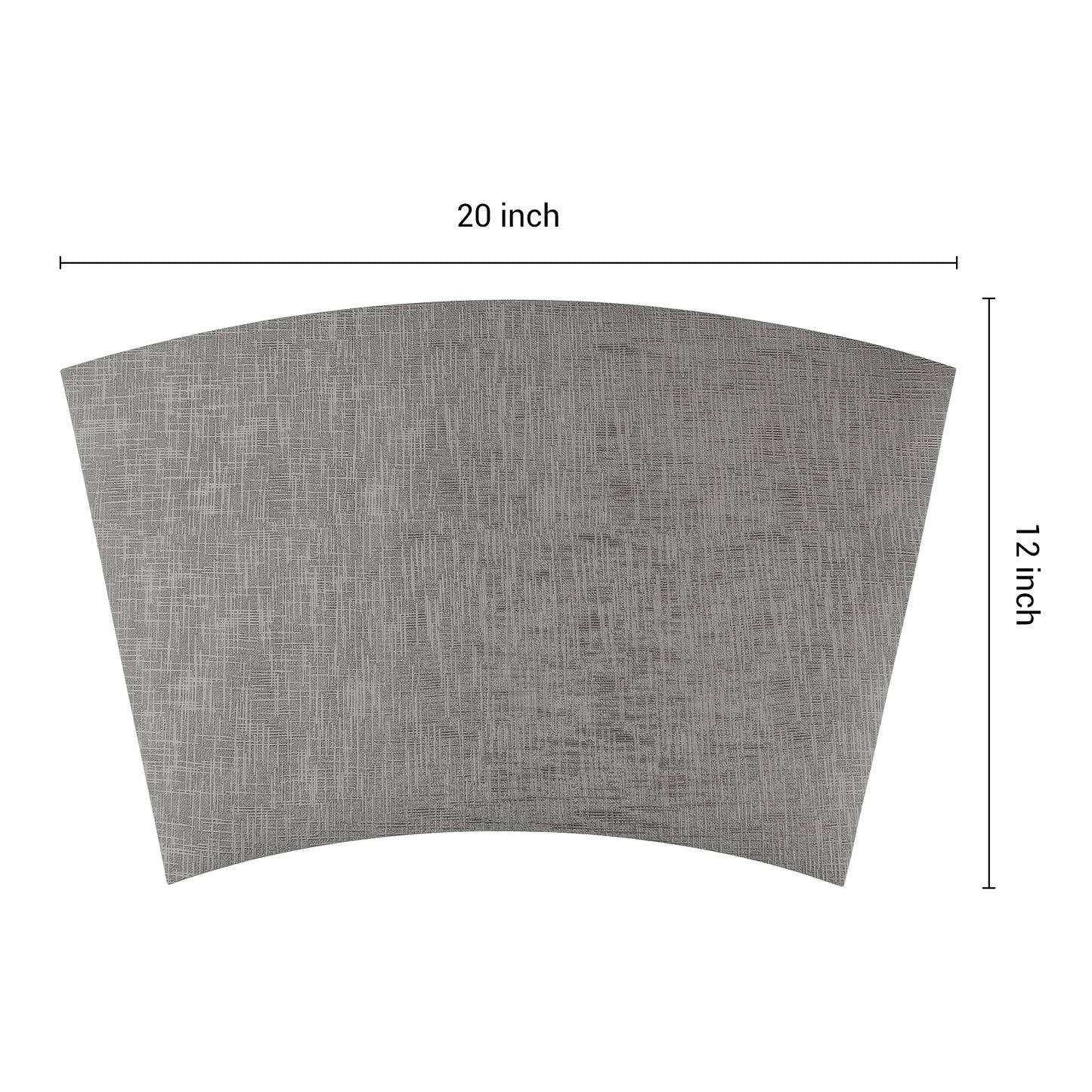 Placemats Set of 6 Faux Leather for Kitchen Dining Table Decor Washable Heat Resistant 20*12in