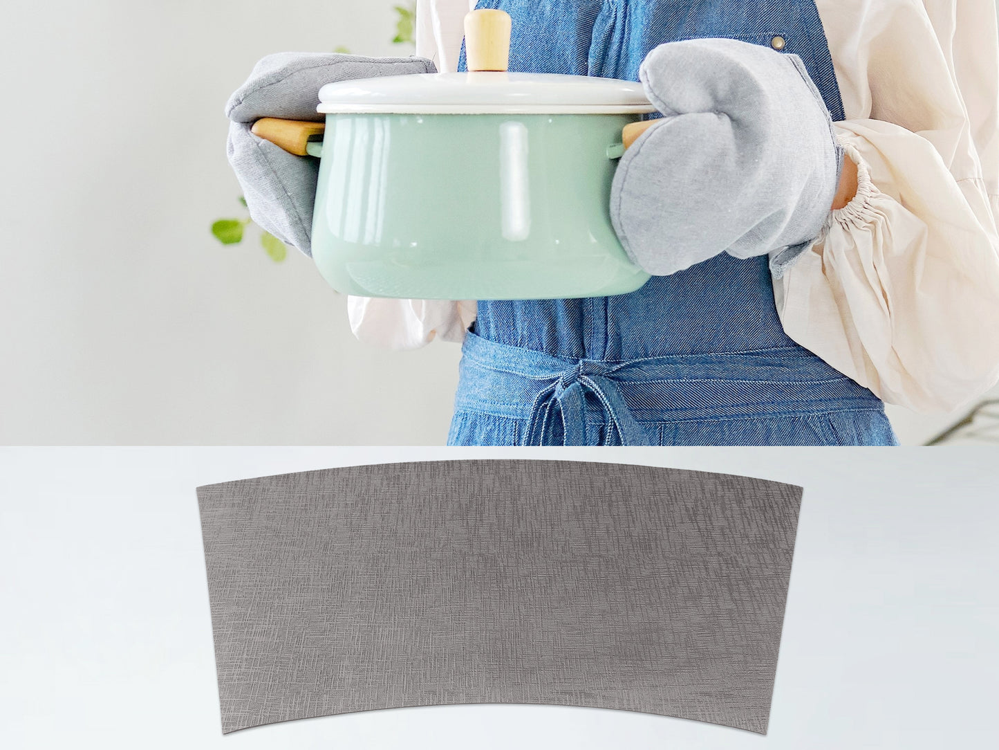Placemats Set of 6 Faux Leather for Kitchen Dining Table Decor Washable Heat Resistant 20*12in