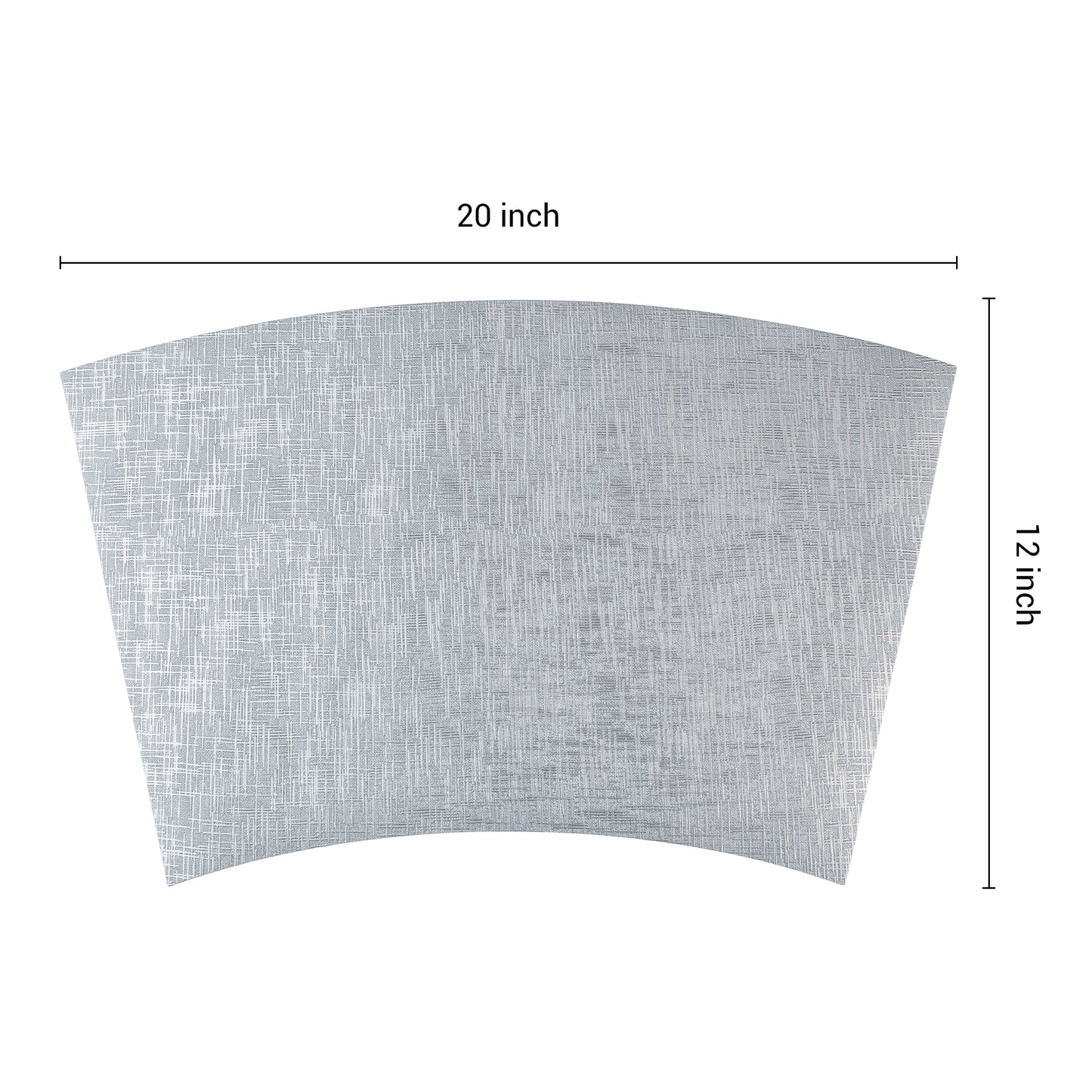 Placemats Set of 6 Faux Leather for Kitchen Dining Table Decor Washable Heat Resistant 20*12in