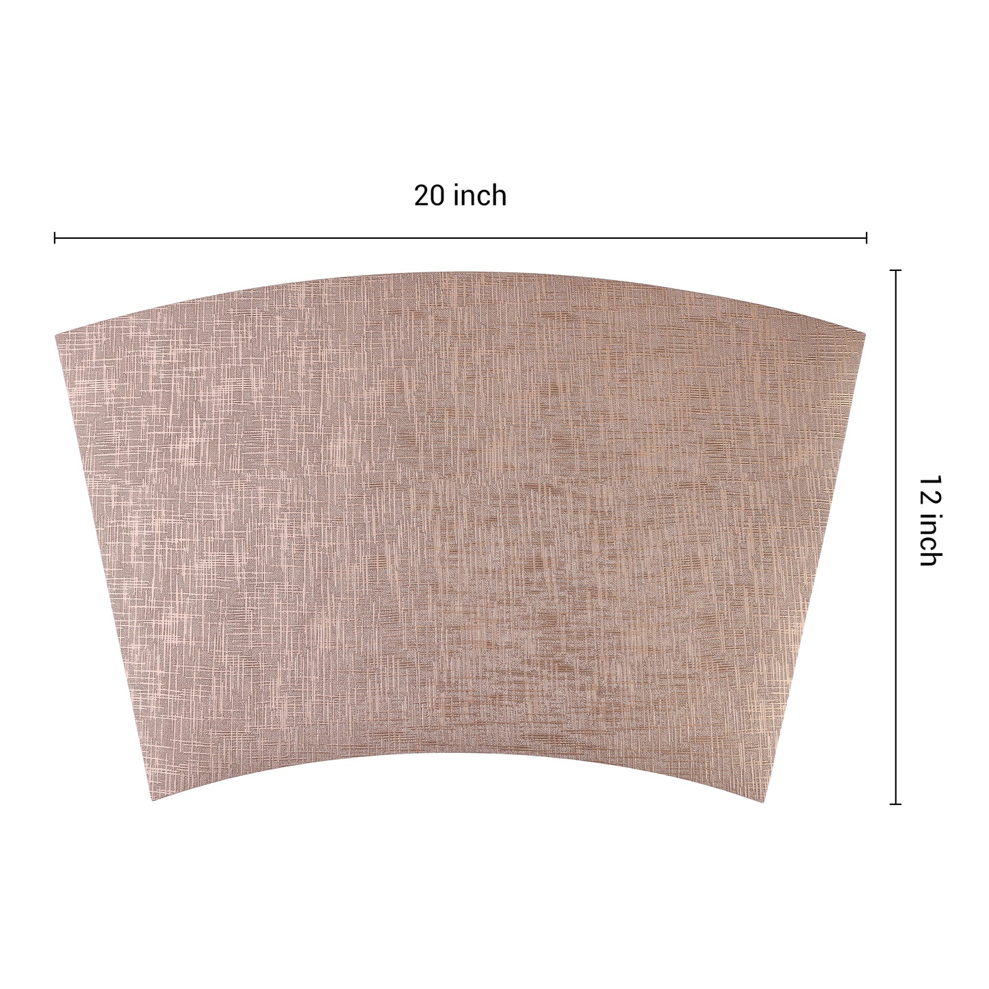 Placemats Set of 6 Faux Leather for Kitchen Dining Table Decor Washable Heat Resistant 20*12in