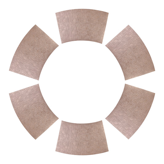 Placemats Set of 6 Faux Leather for Kitchen Dining Table Decor Washable Heat Resistant 20*12in