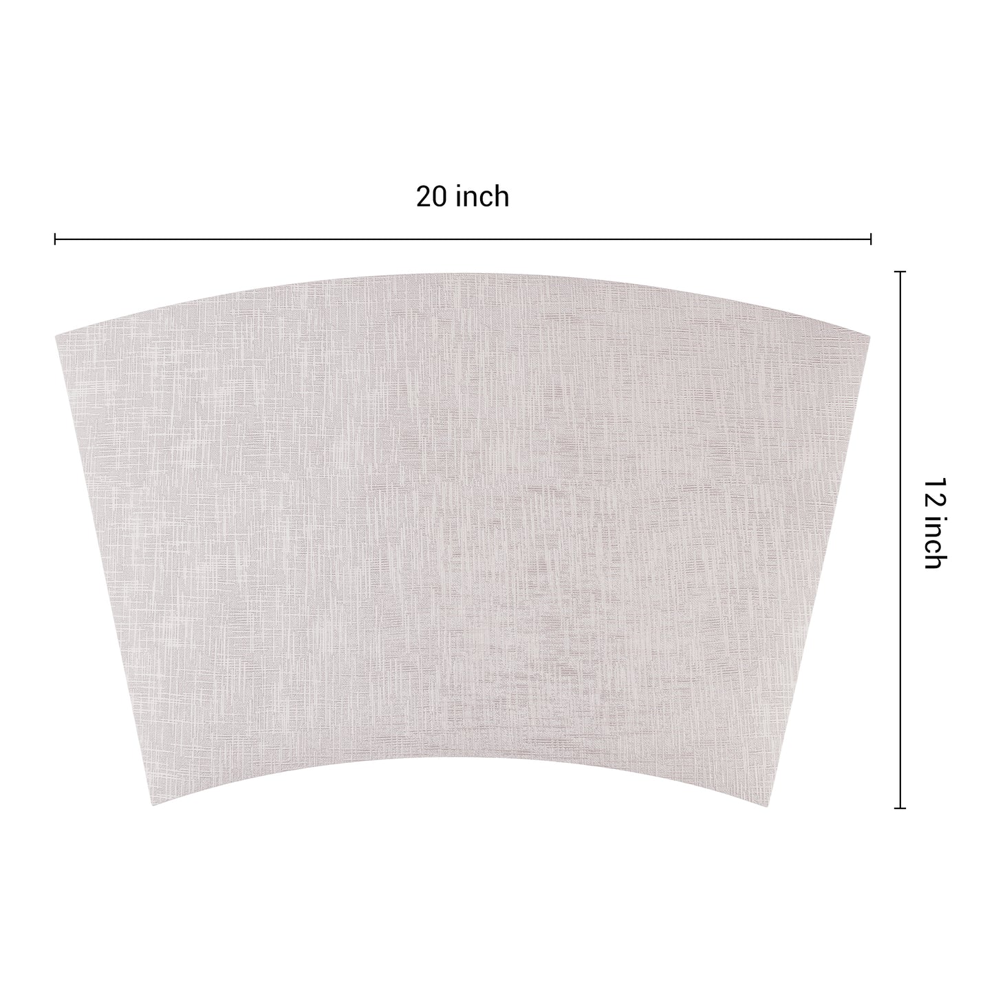 Placemats Set of 6 Faux Leather for Kitchen Dining Table Decor Washable Heat Resistant 20*12in