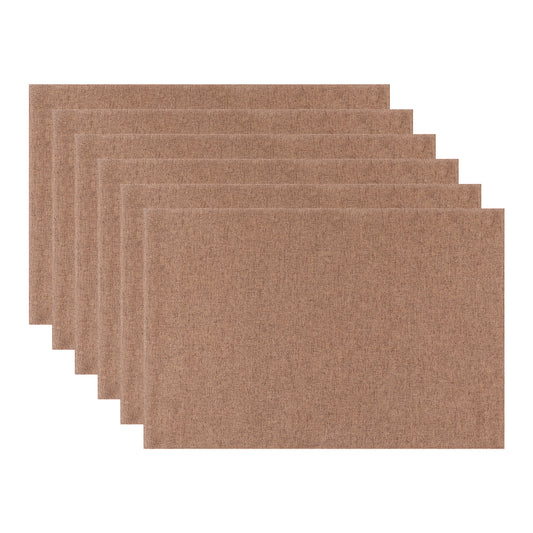 Placemats Set of 6 Polyester for Kitchen Dining Table Decor Heat Resistant 18*12in