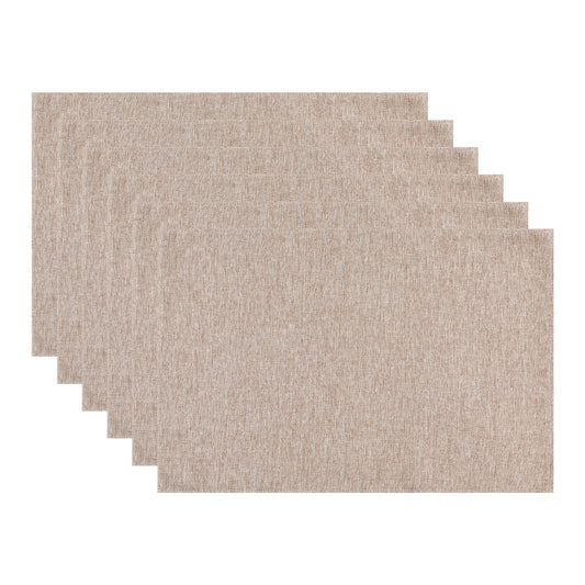 Placemats Set of 6 Polyester for Kitchen Dining Table Decor Heat Resistant 18*12in