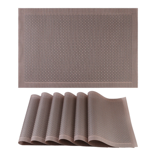 Rustic Placemats Set of 6 for Dining Table Decor Washable Easy Clean 18*12in