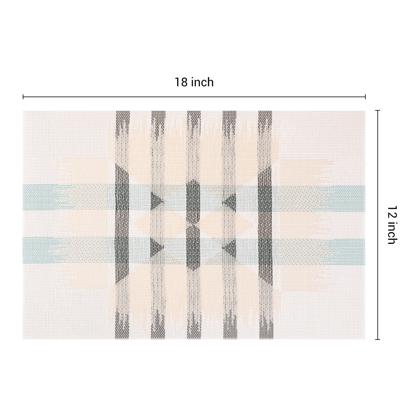 Placemats Set of 6 Print for Dining Table Decor Indoor Outdoor Washable 18*12in