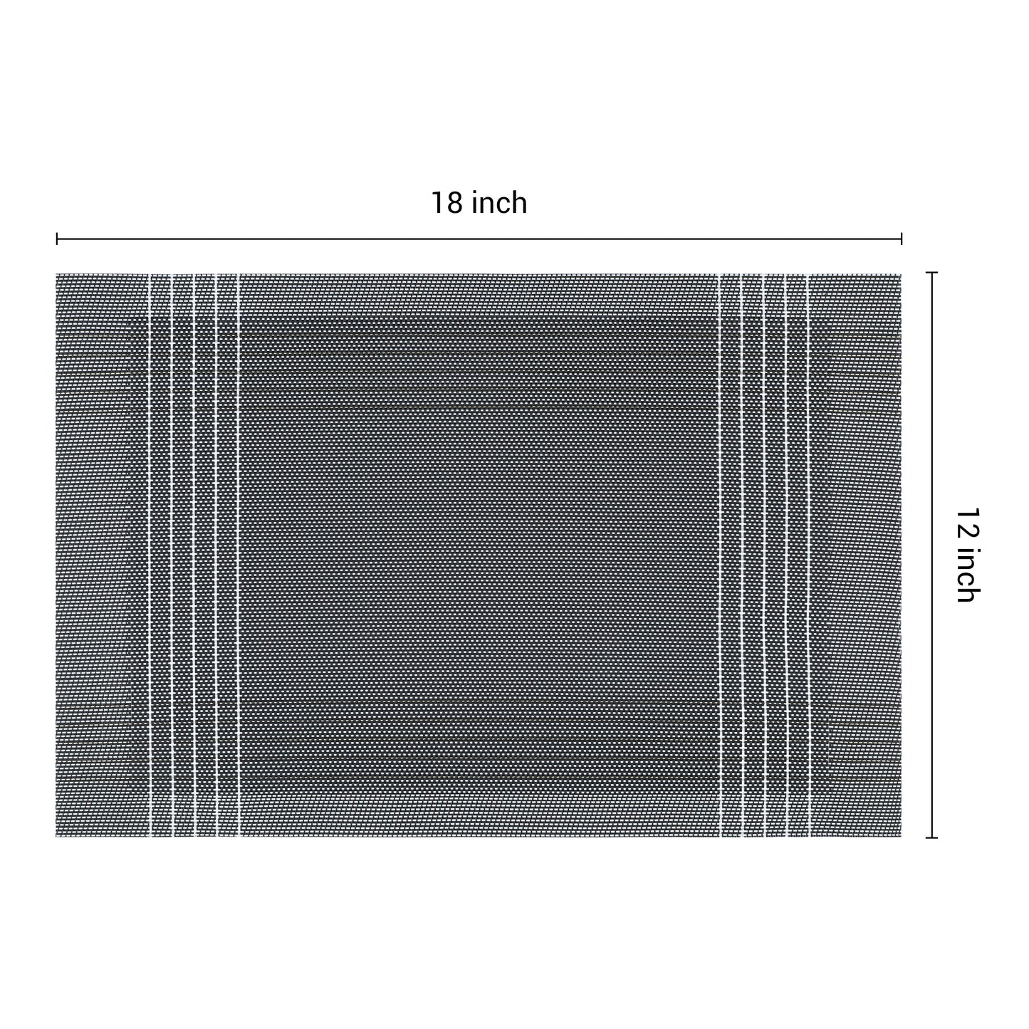 Placemats Set of 8 for Dining Table Decor Indoor Outdoor Wipe Clean 18*12in